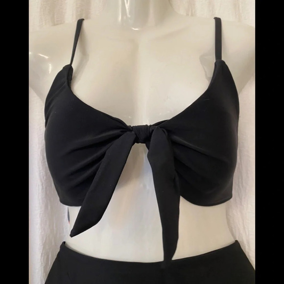 NWT Blooming Jelly Womens High Waisted Bikini Tie Knot Two Piece Swimsui… - Picture 4 of 10